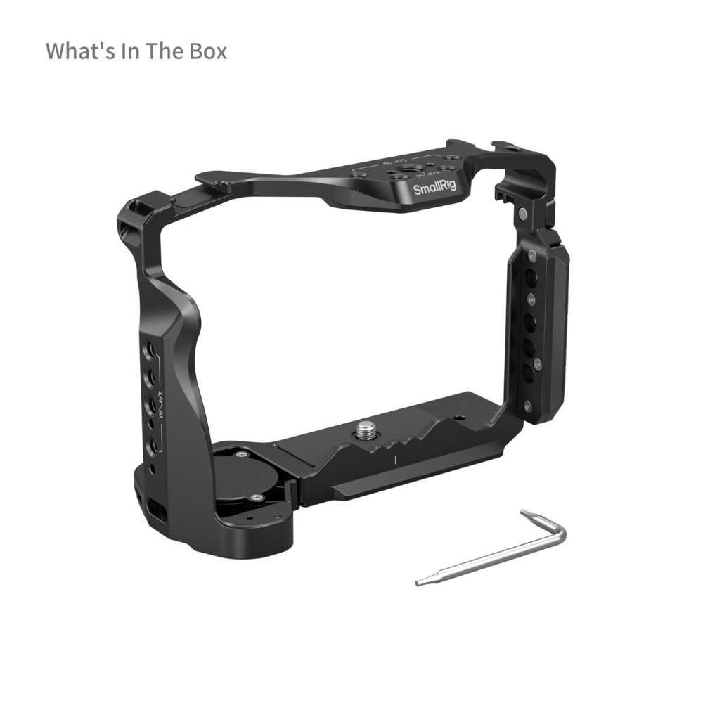 SmallRig Mirrorless Camera Cage w/ AirTag Slot for Sony Alpha a7R V, a7 IV, a7S III & a1 | 5583