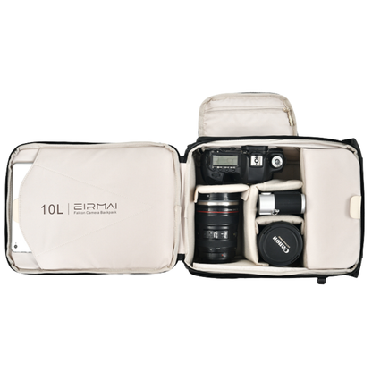 Eirmai 10L Falcon Series F3D Lite Large Capacity Camera Mirrorless DSLR Lenses Backpack Bag