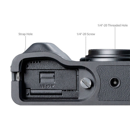 SmallRig Leather Half-Case with Wrist Strap for Ricoh GR IV | 5676 / 5677