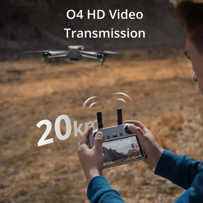 DJI RC 2 Remote Controller for Air 3 / Air 3S / Mini 4 Pro / Flip / Neo Drone with O4 Transmission System, 2T4R Antennas, 5.5" Touchscreen LCD Display, 3100mAh Max 3 Hours Battery Life and Max 12.4 Miles Range for Drone Photo Video