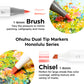 Ohuhu Honolulu Series Alcohol Based 48 Mid-Tone Colors plus Colorless Blender Dual Tipped Brush Markers for Coloring and Illustration for Kids and Adults (Brush and Chisel) Y30-80403-66