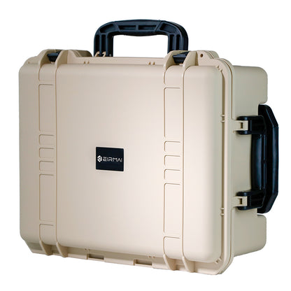 Eirmai R600 Durable and Waterproof Suitcase Hardcase with 2 Customizable Detachable Sponges for Cameras, Drones, and Accessories - Available Color