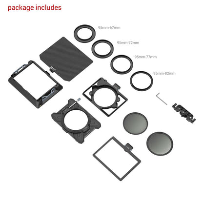 SmallRig Star-Trail Multifunctiol Modular Matter Box (Φ95mm) with VND Filter Kit, Carbon Fiber Top Flag, and Lens Hood for Mirrorless Cameras | 3645
