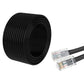 AD-LINK 100m CAT6E CCA UTP LAN Outdoor Cable 24AWG Pass Through Unshielded RJ45 with PVC Jacket for Networking