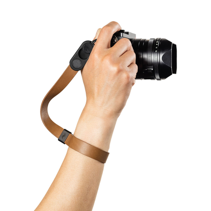 Peak Design Cuff Leather Camera Wrist Strap | Black, Amber, Tan