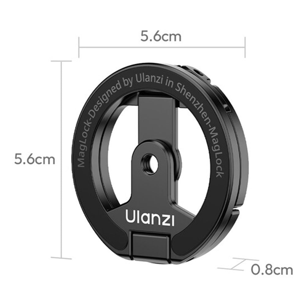 Ulanzi MA02 MagLock Dual Magnetic Phone Stand | Black / Silver
