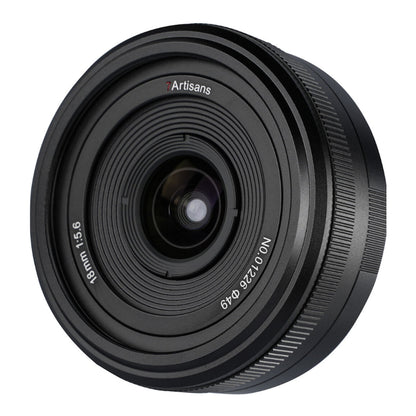 7Artisans 18mm F/5.6 Full Frame Format Nikon Z Mount Wide Angle Prime Pancake UFO Slim Lens MF Manual Focus for Mirrorless Cameras