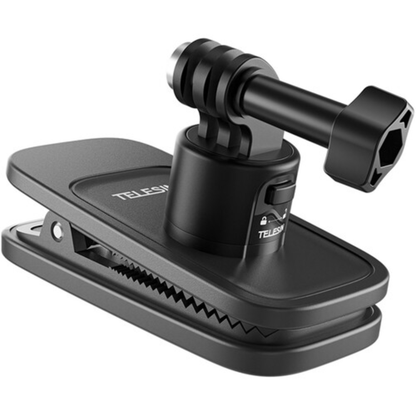 TELESIN Magnetic QR Quick Release Backpack Clip for Action Cameras with Vertical / Horizontal Switching