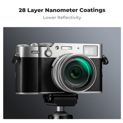 K&F Concept FUJIFILM X100 Series NO-X Black Mist 1/4 Diffusion Lens Filter for FUJI X100, X100F, X100S, X100T, X100V, X100VI Cameras - Multi-Coated Optical Glass, Magnetic Frame, High-Definition, Waterproof & Scratch-Resistant