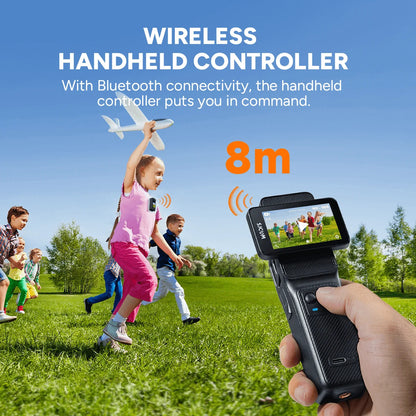 SJCAM C400 3-in-1 4K Handheld Action Camera w/ 2.29" Rotatable & 1.3" Touchscreen