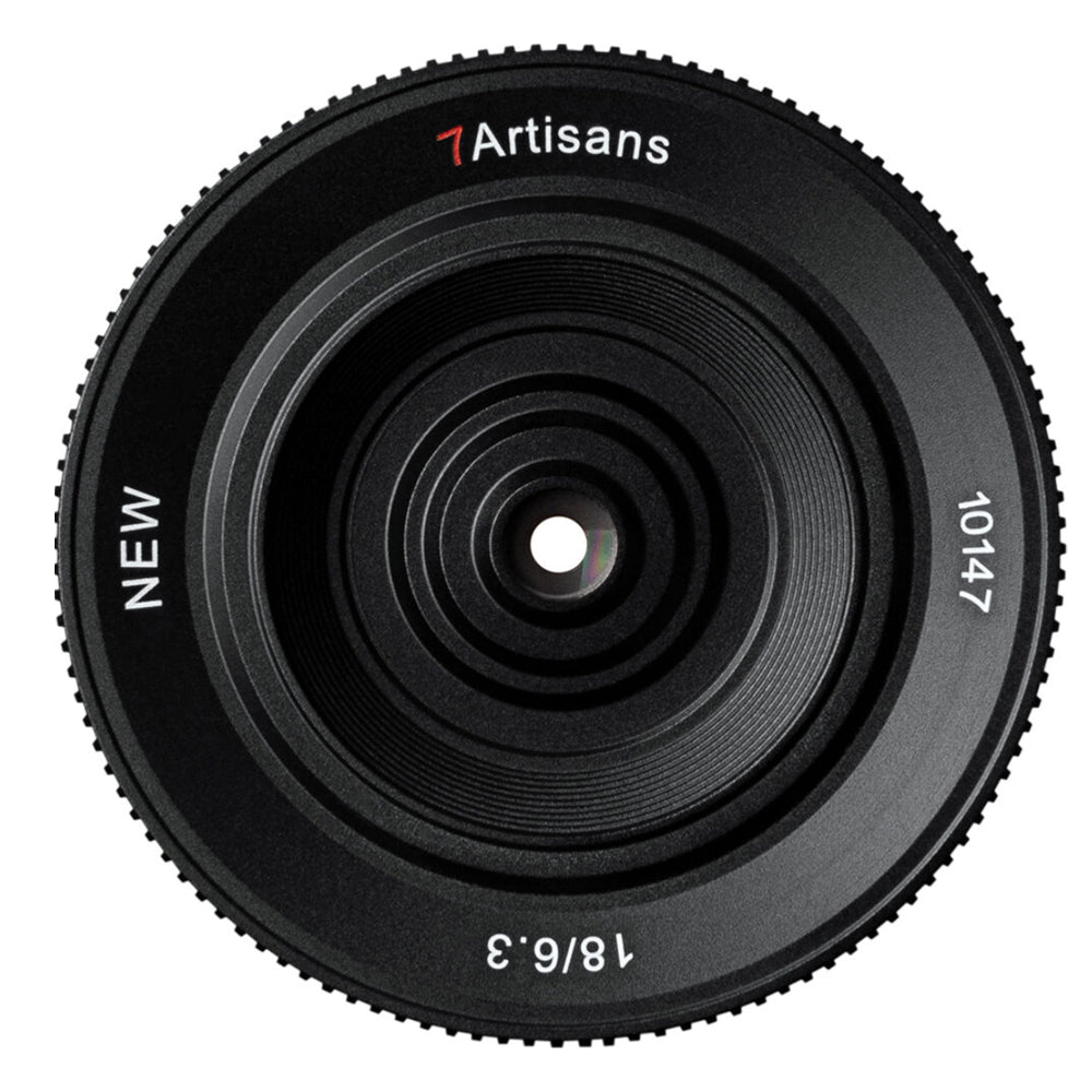 7Artisans 18mm F/6.3 Mark II APS-C Format Fujifilm X Mount Wide Angle Prime Pancake UFO Slim Lens MF Manual Focus for Mirrorless Cameras