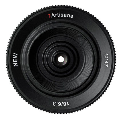 7Artisans 18mm F/6.3 Mark II APS-C Format Fujifilm X Mount Wide Angle Prime Pancake UFO Slim Lens MF Manual Focus for Mirrorless Cameras