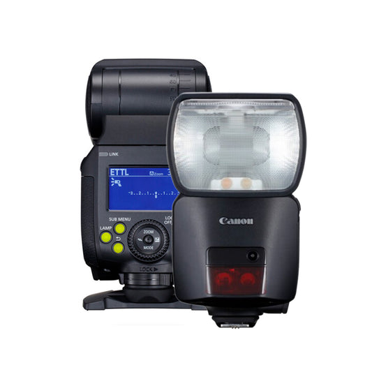 Canon Speedlite EL-1 External Flash for EOS and PowerShot Digital Camera with Wireless Radio Trigger Control, Guide Number 197' at ISO 100, Xenon Flashtube, LCD Screen Display Panel, Active Cooling System for Photography