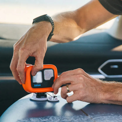 GoPro Surfboard Mount with 2 Waterproof Sticky Mounts fit for SUPs, Kayaks and Boats for HERO 12 / 11 / 11 Mini / 10 BLACK Action Camera | ASURF-001