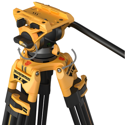 SmallRig x Transformers Heavy-Duty Fluid Head Tripod AD-01 (Bumblebee Edition)