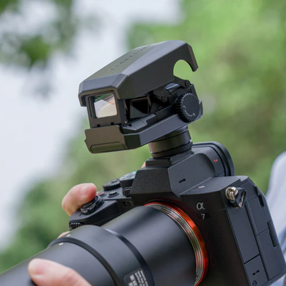 TTArtisan Dot Sight with Reticle for Telephoto Camera Lens with Hot Shoe Mount, Red / Green Guide, 5 Level Brightness, Tuning Dial, Locking Design and Auto Sleep Mode for DSLR Mirrorless Photography