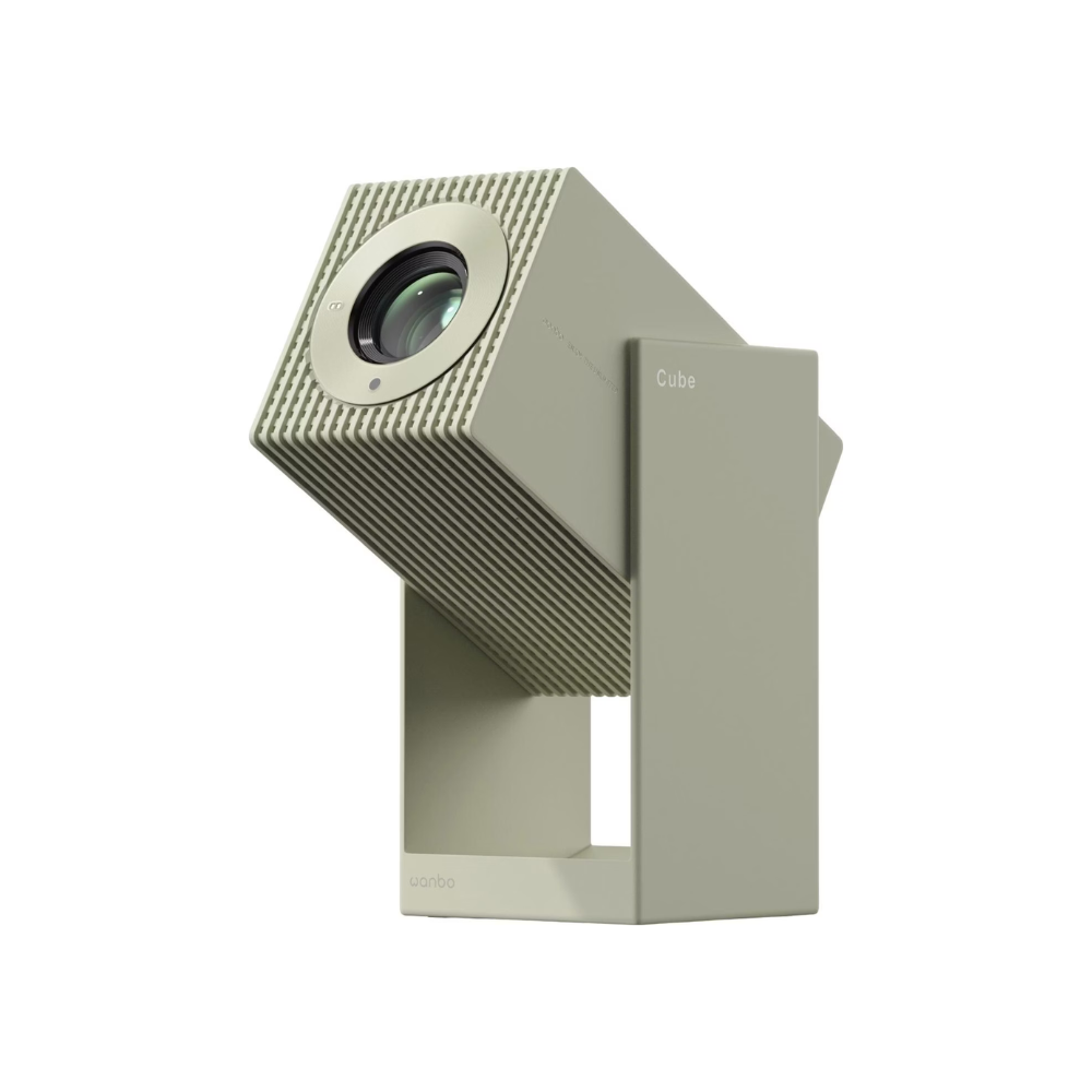 WANBO Cube 2 Pro Smart Projector w/ 230° Gimbal Stand