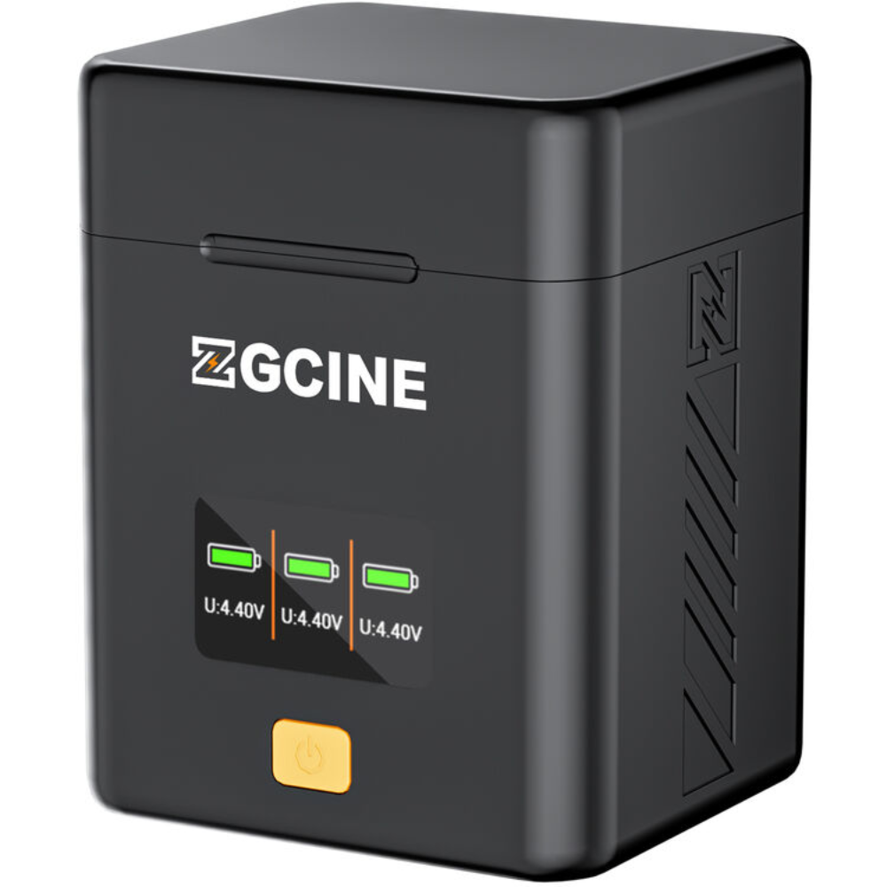 ZGCINE PS-OM3 Triple Bay Charging Case for DJI OSMO Action 3 / 4 / 5 Pro / 6 and Osmo360 Batteries