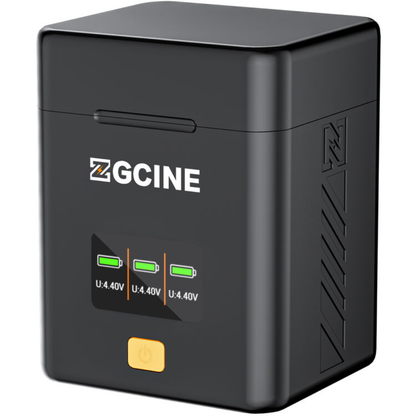 ZGCINE PS-OM3 Triple Bay Charging Case for DJI OSMO Action 3 / 4 / 5 Pro / 6 and Osmo360 Batteries