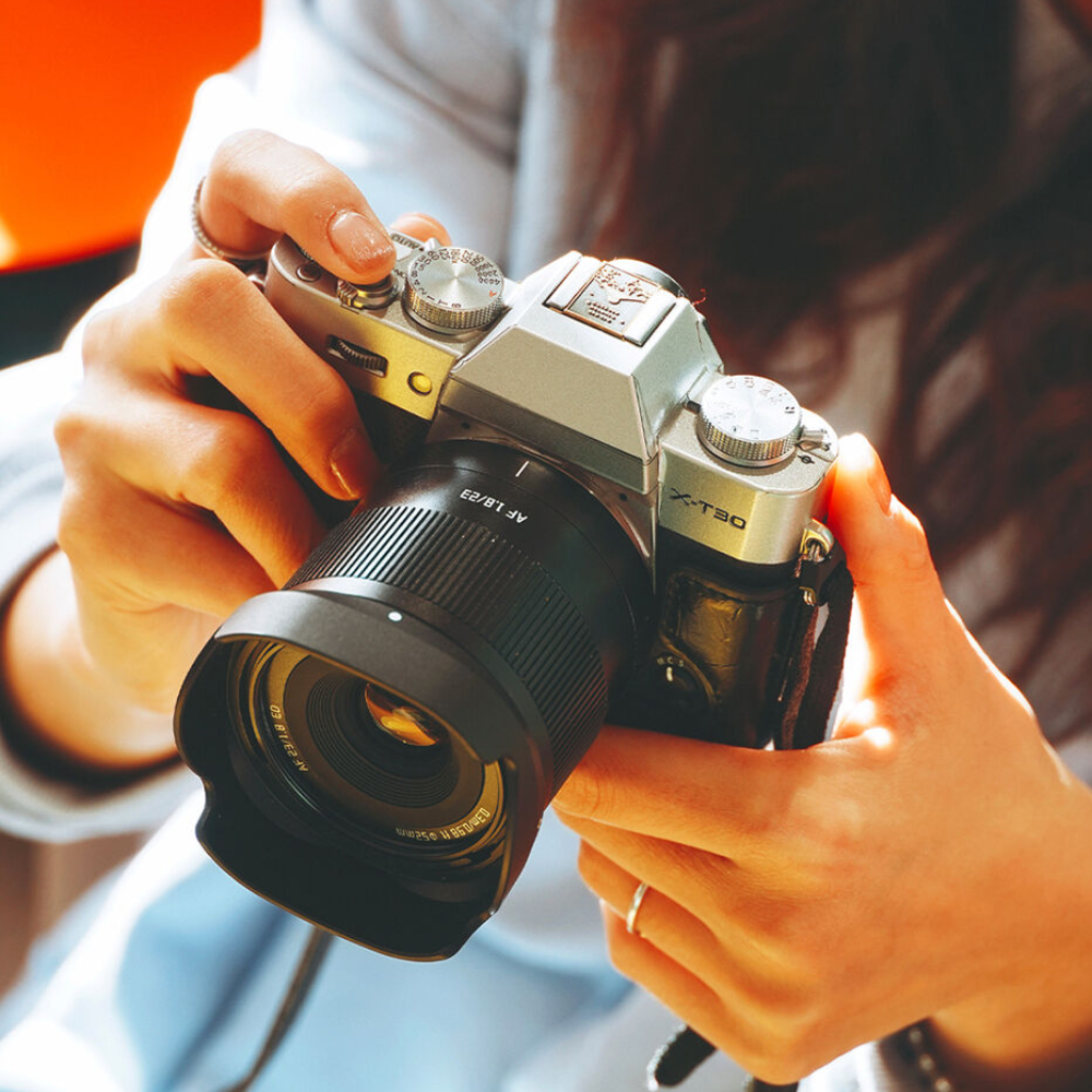 TTArtisan 23mm f/1.8 AF APS-C Format FUJIFILM X Mount High Index Compact Prime Lens with Silent STM Autofocus, 11.8" Focusing Distance and USB-C Port Firmware Upgrade for Landscape Portrait Street Photography