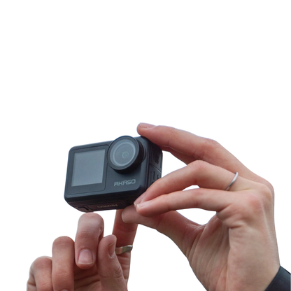 AKASO Brave 7 LE 4K UHD 20MP Action Camera EIS 6-Axis Dual Screen Display WIFI IPX7 Remote Control and Mobile App Support
