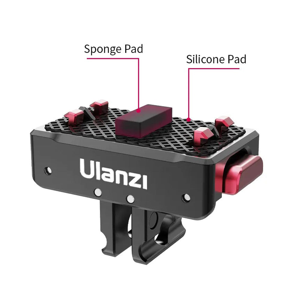 Ulanzi Magnetic Quick Release Mount for Insta360 Action Cameras - Compatible with ONE RS 1-Inch/Twin/4K Edition, Ace/Ace Pro, X4/X3/X2, ONE R, ONE X | IN-01 IN-03