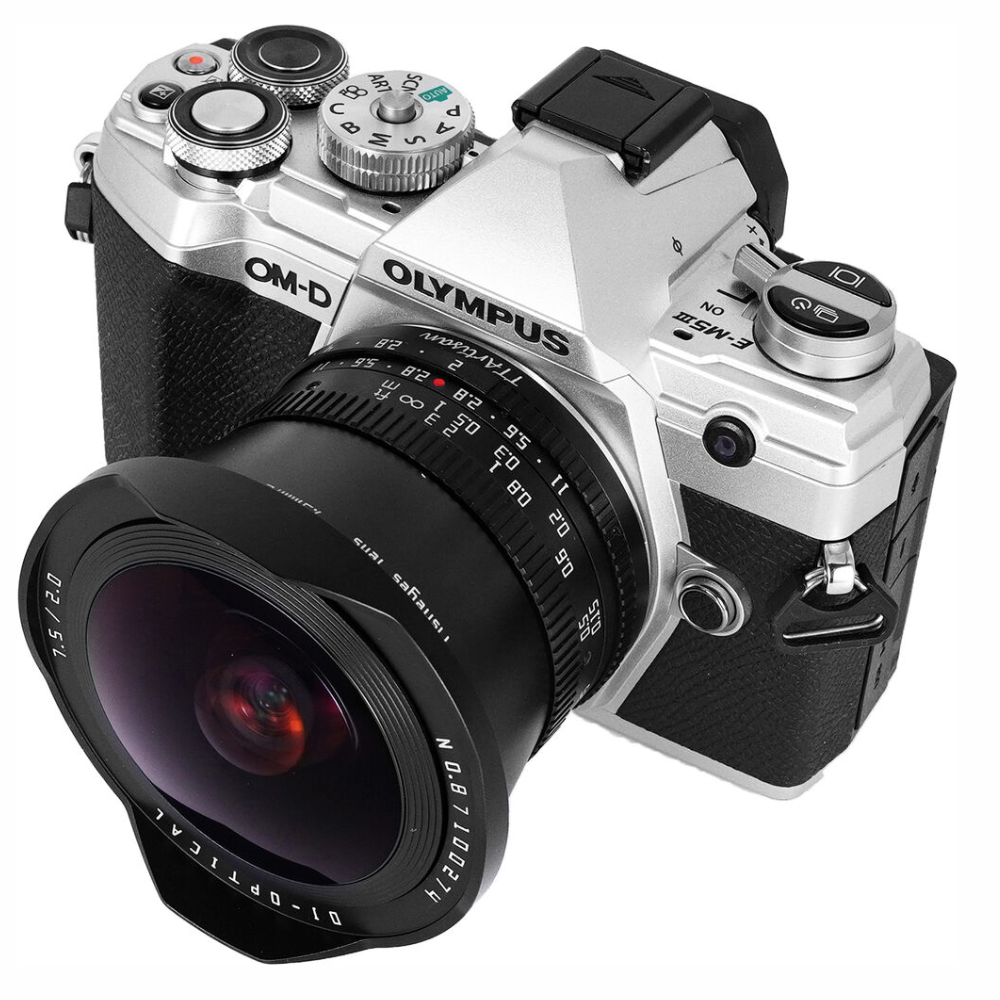 TTArtisan 7.5mm f/2.0 APS-C Format Fisheye Lens Sony E | Nikon Z | M43 | Leica L | FUJIFILM X | Canon RF Mount Circular Large Aperture 180° Ultra Wide Angle with Full Metal Body, MF Manual Focus Ring for Panoramic Landscape Photography