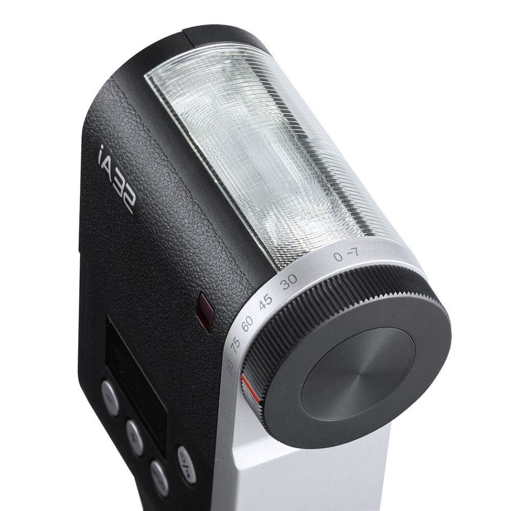 Godox iA32 Mini Flash with 8 Output Levels, 2.5 Seconds Recycling Time, 6200K CCT, 490 Full Power Flashes, Optical S1/S2 Modes, Onboard Automatic / Manual Controls, Sync Port and Hot Shoe Mount for Studio Lighting and Photography