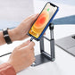 UGREEN Adjustable Aluminum Desk Phone Holder Stand with Portable Foldable Design for iPhone, Samsung Galaxy, Huawei, Oppo, Vivo, Xiaomi, Android Smartphone, etc. | 50324