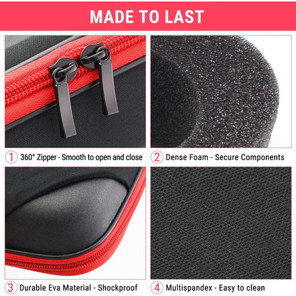 ThermoPro Hard Carrying Case Storage Bag for TP20, TP08S, TP07, TP16, TP16S, TP17 & TP17H Wireless Meat Thermometers & Accessories with Shockproof, Water Resistant, EVA Storage | TP99 | TP98