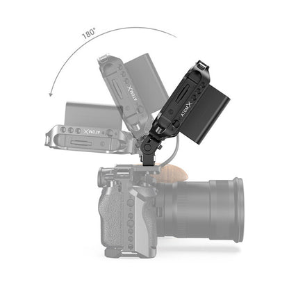 SmallRig Articulating Monitor Mount with 3/8"-16 ARRI Anti-Twist Pins, 1.5kg Load Capacity, Compatible with 5" or 7" Monitors, Secure Thumbscrews and Rubber Padding for Camera Cage Mounting System and Video Monitors 2174B