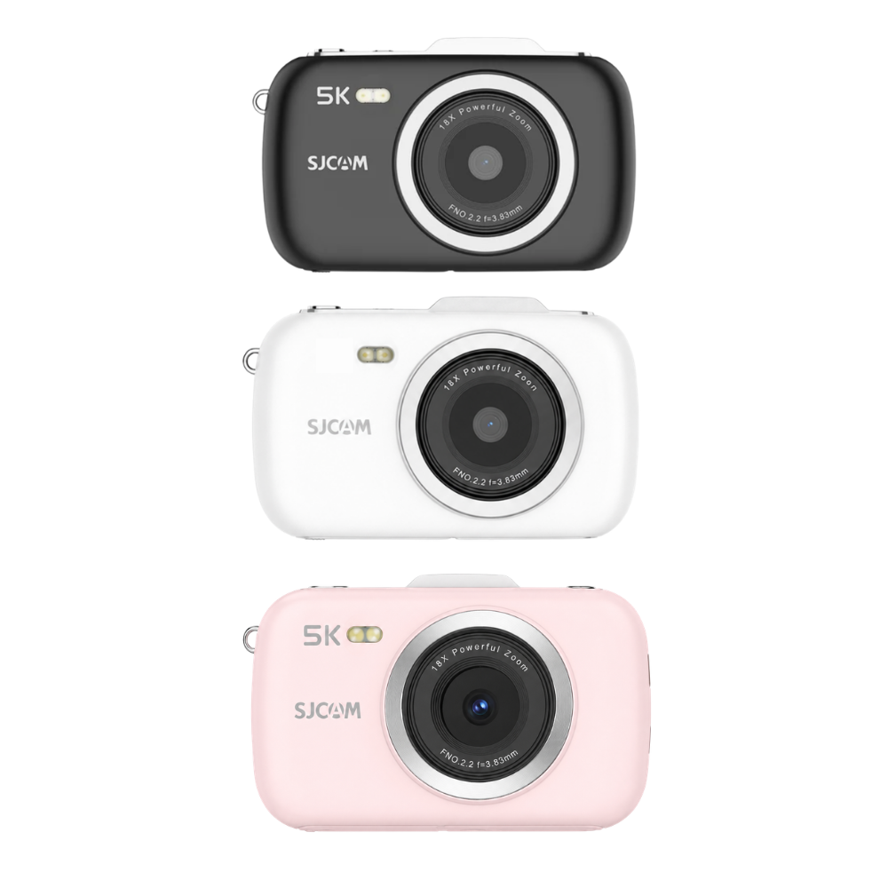 SJCAM ZV100 Digital Camera 5K 30fps 80MP 18X Digital Zoom Autofocus 2.8" TFT Display