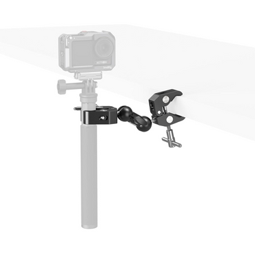 SmallRig Dual-Head Crab-Style Clamp with 360° Ball Head Magic Arm, Heavy-Duty Mount for Lights, Monitors & Accessories – 3.3 lb Load, Anti-Slip, Aluminum Alloy Build | 5331