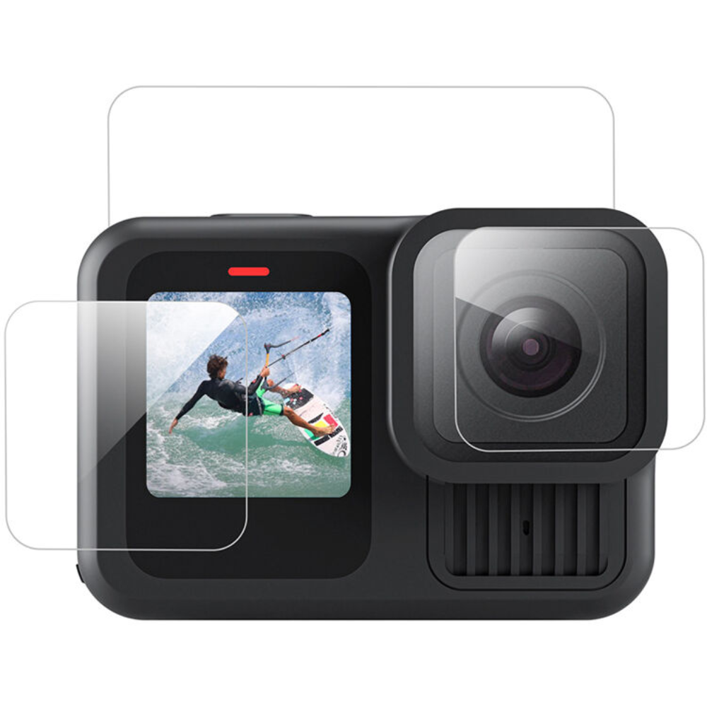 TELESIN 9H HD Tempered Glass Screen Protector for GOPRO HERO 13 Action Camera