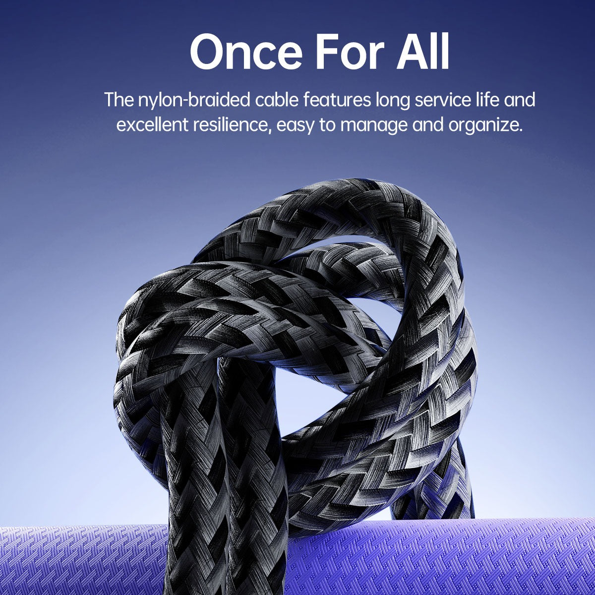 ORICO GQA100 (1m /1.5m / 2m) USB Type C to USB Type C Fast Charging Data Cable 20V/5A PD 100W, 480Mbps Transmission Rate, Nylon-Braided Aluminum Alloy for Smartphones, MacBook, Tablet, PC