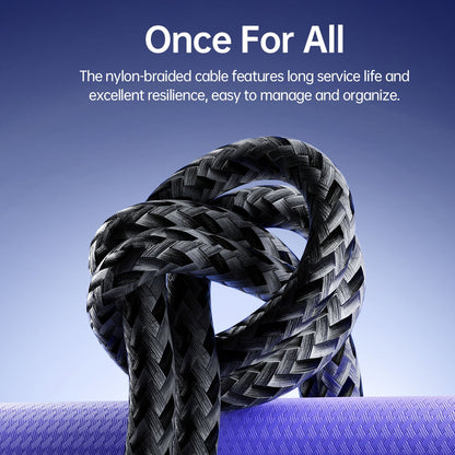[CLEARANCE] ORICO GQA100 (1m /1.5m / 2m) USB Type C to USB Type C Fast Charging Data Cable 20V/5A PD 100W, 480Mbps Transmission Rate, Nylon-Braided Aluminum Alloy for Smartphones, MacBook, Tablet, PC