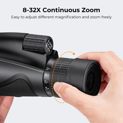 K&F Concept 8x32 50mm Zoom Monocular Smartphone Camera Telescope | KF33-083V1