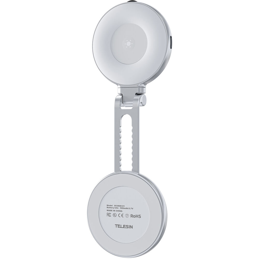 TELESIN Magsafe Selfie Ring LED Light for Magnetic Smartphones with Mirror and 3 Color Modes