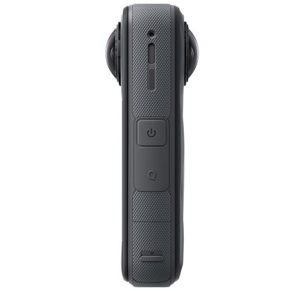 Insta360 X5 8K UHD 360° Action Camera Essential Bundle Kit with CMOS 72MP, Active HDR, Replaceable Lens, 49ft Waterproof, 2400mAh Max 185Mins Battery Life, Horizon Lock & Invisible Selfie Stick Effect for Content Creation & Videographers