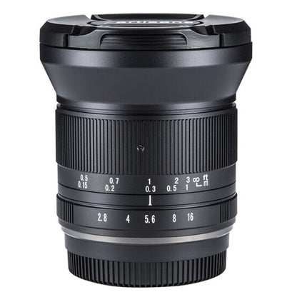 7Artisans 12mm F/2.8 Mark II APS-C Format Sony E Mount Wide Angle Prime Lens MF Manual Focus Large Aperture for Mirrorless Cameras