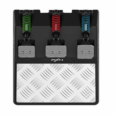 PXN A3 Hall Effect Racing Pedal Set for PC, PS4, PS5, Xbox Gaming Console with Adjustable Spring Force, Magnetic Technology, Anti-Slip Aluminum Mat | Video Game Driving Controller