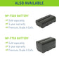 Wasabi Power NP-F960 NPF960 (2 Pack) 7.4V 8500mAh Battery and Dual USB Charger with LCD Display Kit for Select Sony L Series NP-F930 NP-F950 NP-F970 NP-F975 and Digital Video Camcorder