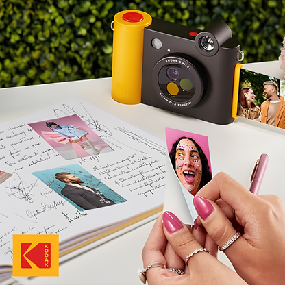 KODAK SMILE+ Instant Print Digital Camera | Black, Green