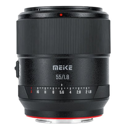 [CLEARANCE] Meike 55mm Pro f/1.8 STM Standard Portrait Prime Lens Full Frame Sony E Mount Auto / Manual Focus for Sony A Series Mirrorless Cameras