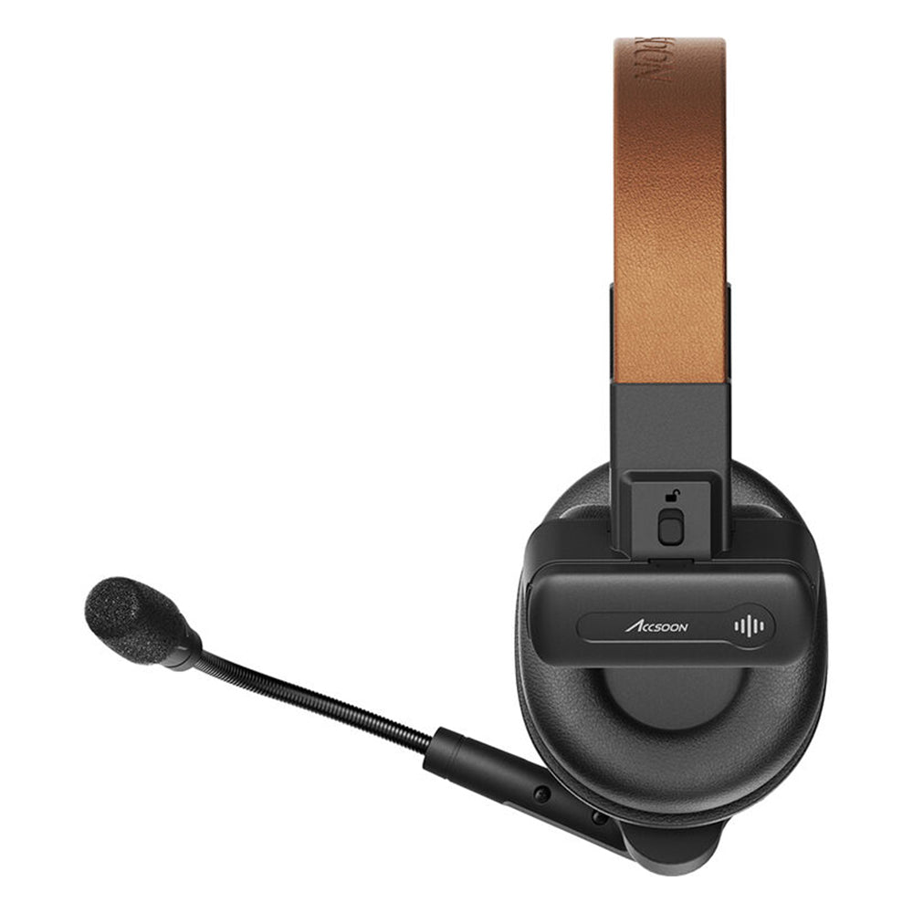 Accsoon CoMo SE Host & Remote Full-Duplex Wireless Intercom Over Ear Headset System Kit