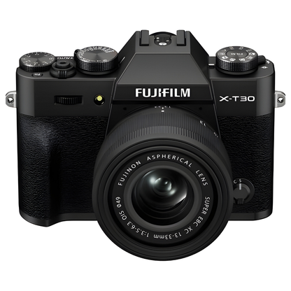 FUJIFILM X-T30 III Mirrorless Camera with XC 13-33mm f/3.5-6.3 OIS Lens - Black