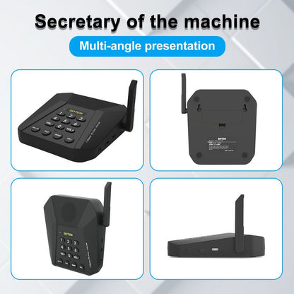 DAYTECH CI05US Multi-Channel Wireless Intercom System 1500m Long Range Two-Way Transmission for Home, Office, Hotel, Restaurant, Cafe, Clinic, Hospital