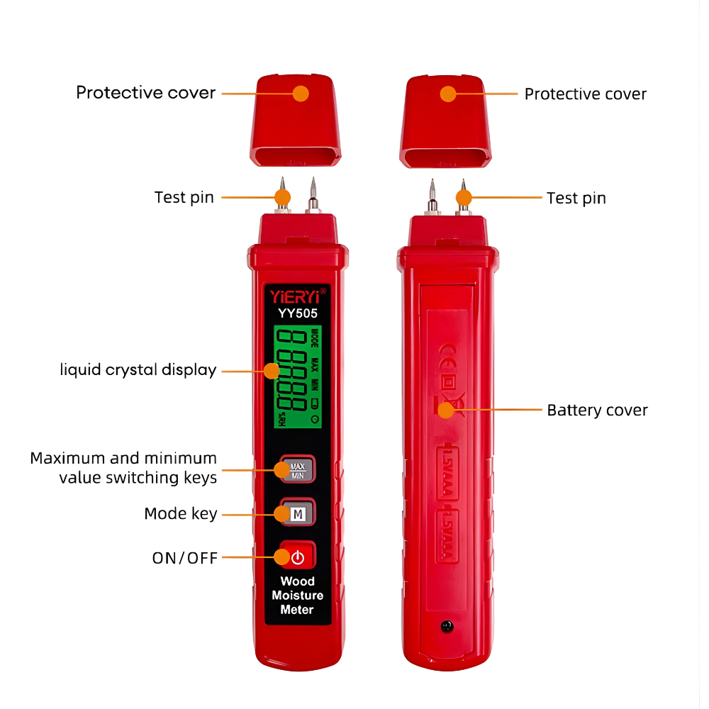 Eagletech Environmental Digital Wood Moisture Meter | YY505