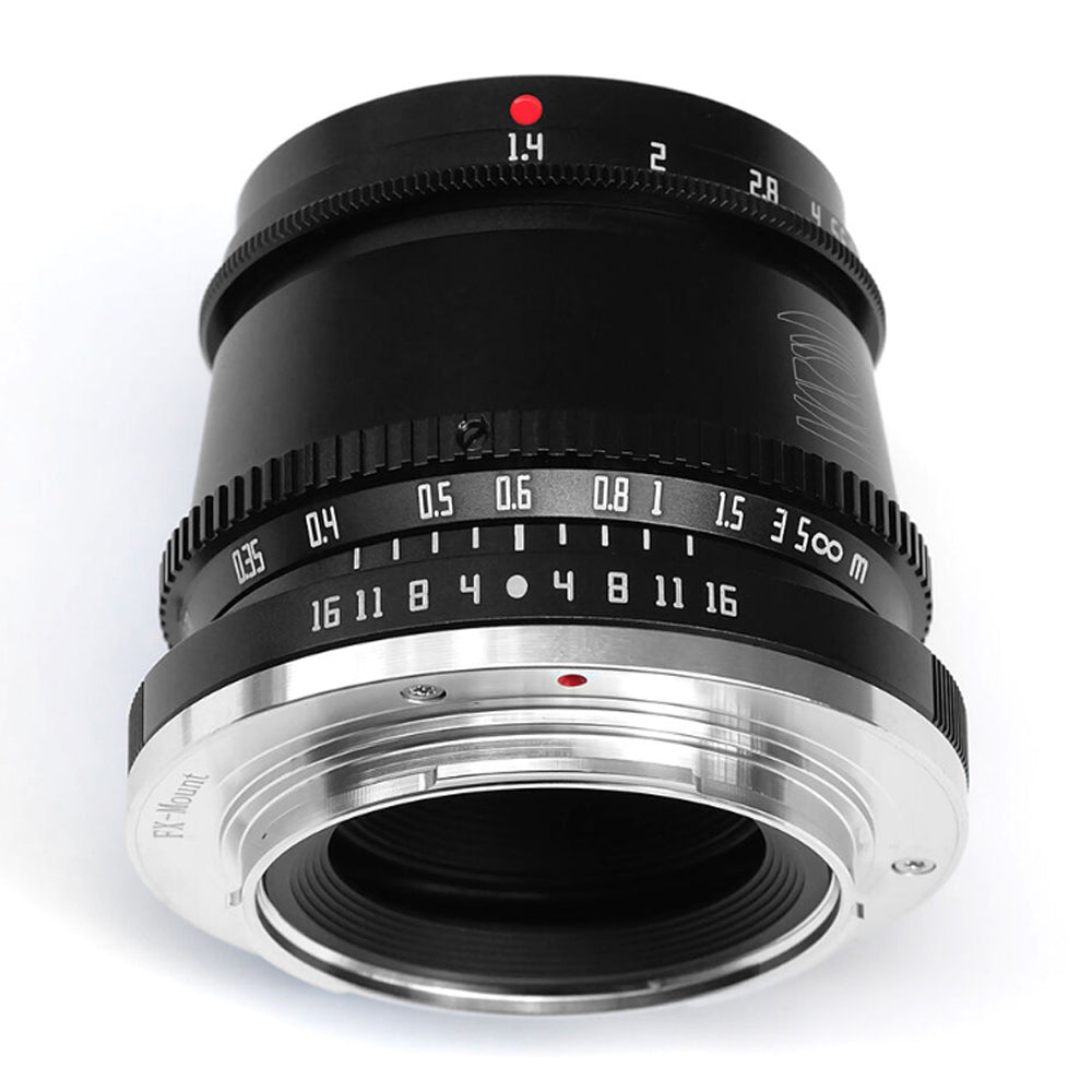 TTArtisan 35mm F/1.4 APS-C Format Canon EF-M Mount Prime Lens Large Aperture Sonnar Optical Design Full Metal Body, MF Manual Focus, 11" Focus Distance, Clicked Aperture Ring for Smooth Bokeh & Low Light Photography | Black