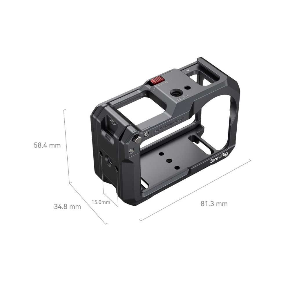SmallRig Camera Cage for DJI Osmo Action 5 PRO 4 3